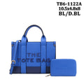 The Tote Bag with Card Hold TB6-1122A: Blue