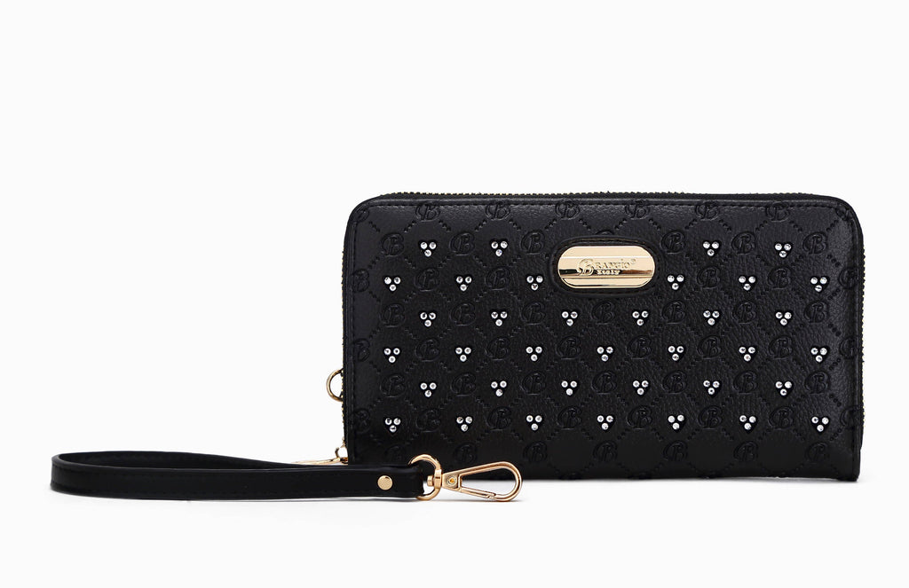 Brangio  Chic Zippered Around Wristlet Wallet: Ocean Blue