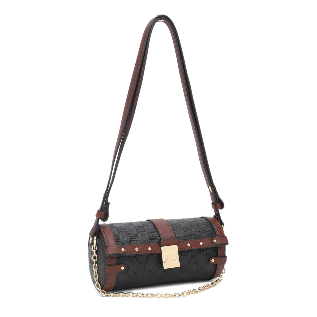 Blunt Fashionista Crossbody Bag: Dark Gray