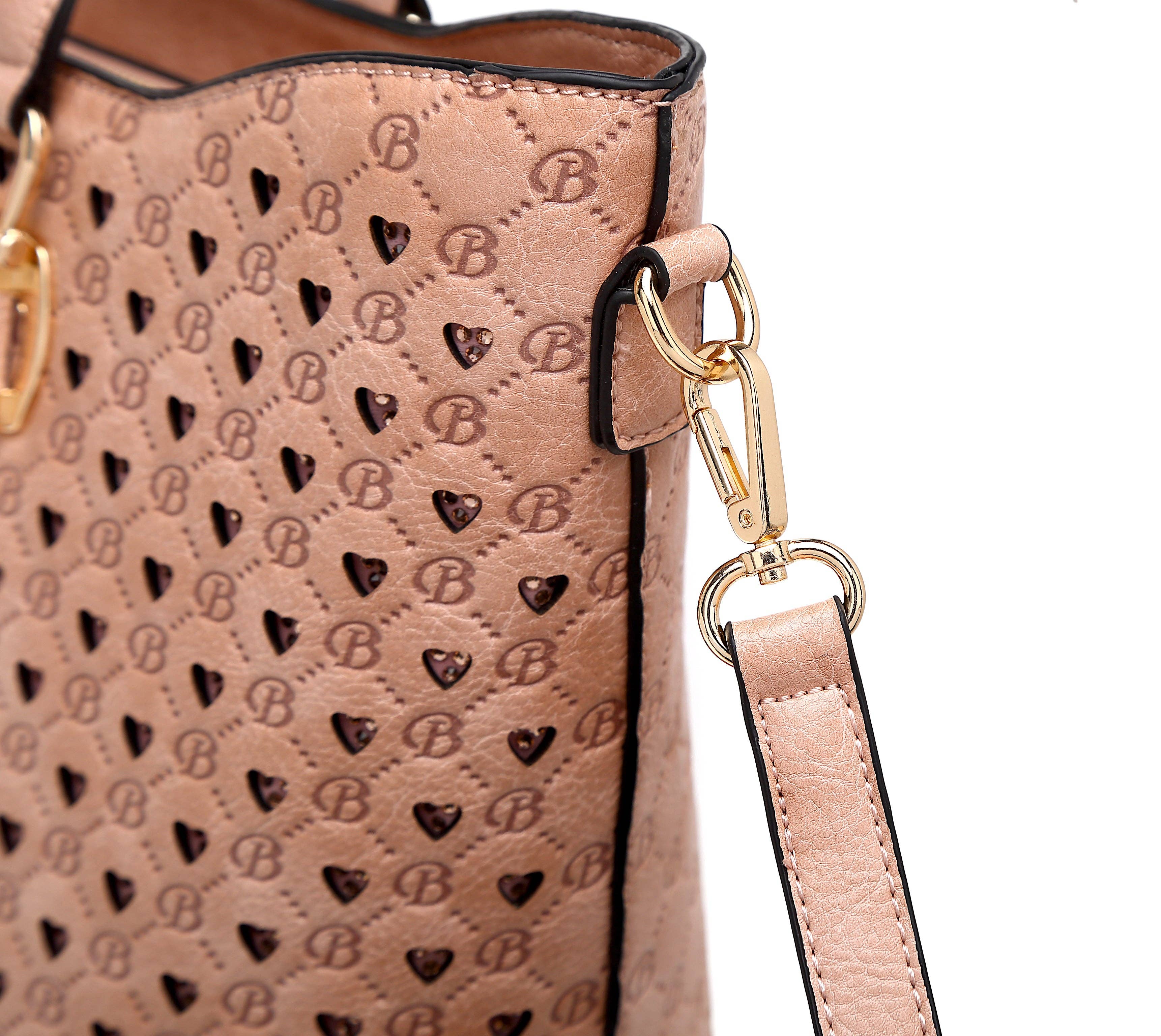 Brangio Elegant Monogram Tote bag: Fiery Red