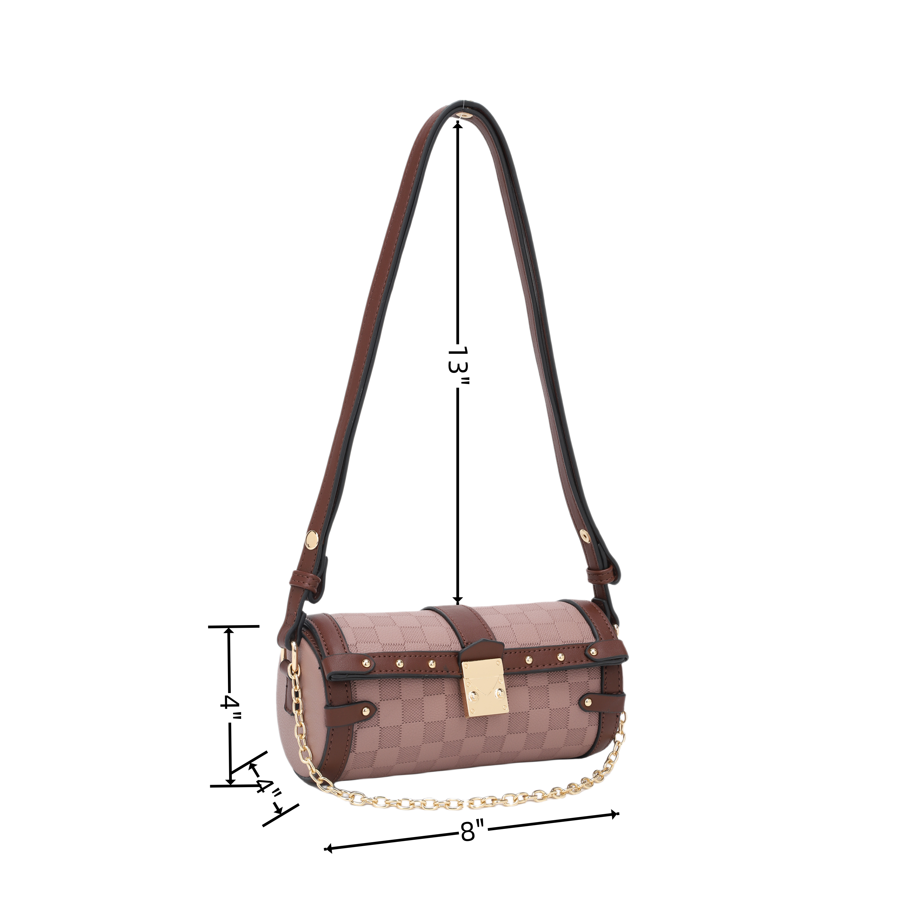 Blunt Fashionista Crossbody Bag: Dark Gray