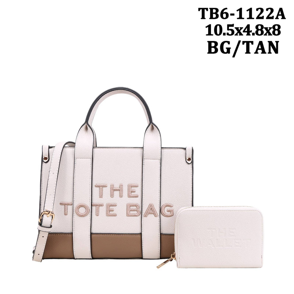 The Tote Bag with Card Hold TB6-1122A: Blue