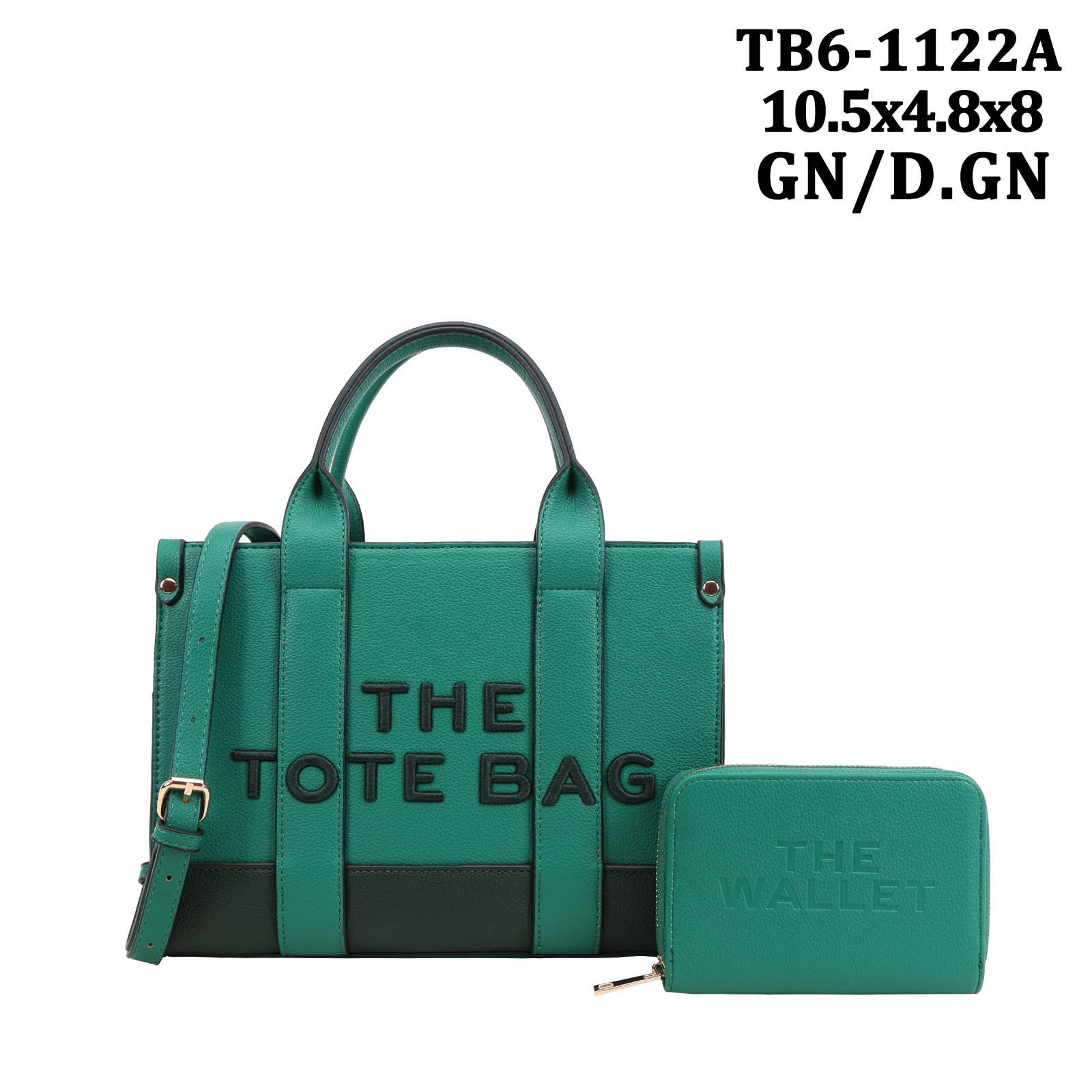 The Tote Bag with Card Hold TB6-1122A: Blue