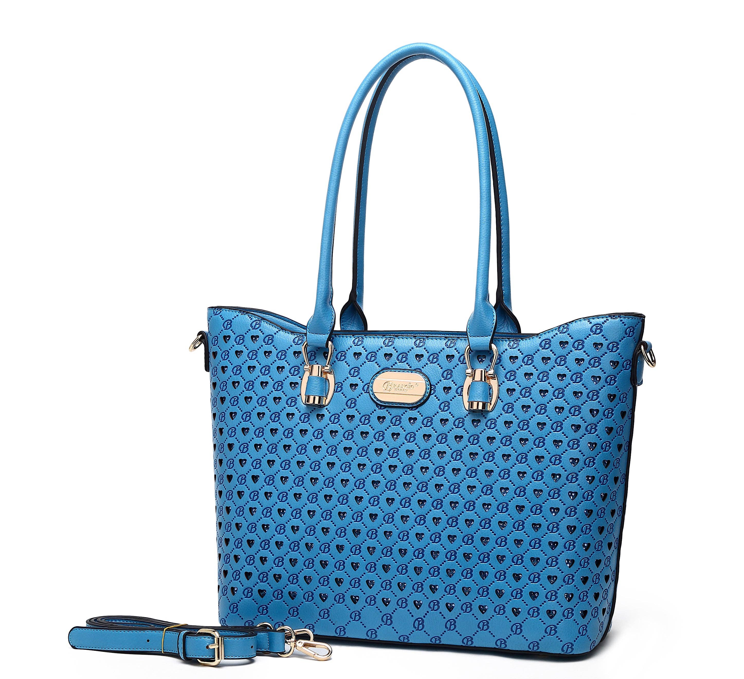 Brangio Elegant Monogram Tote bag: Fiery Red