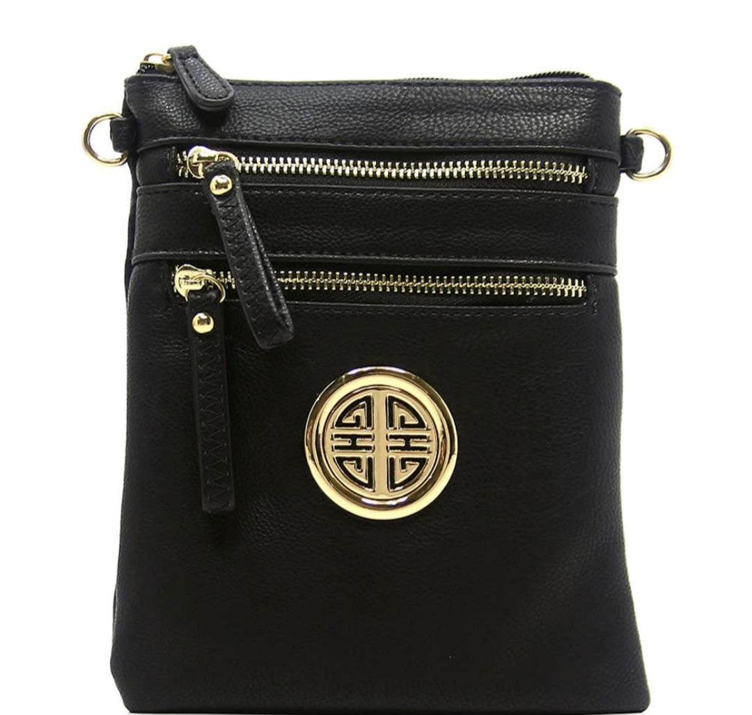 Logo Cross Body Bag BLACK