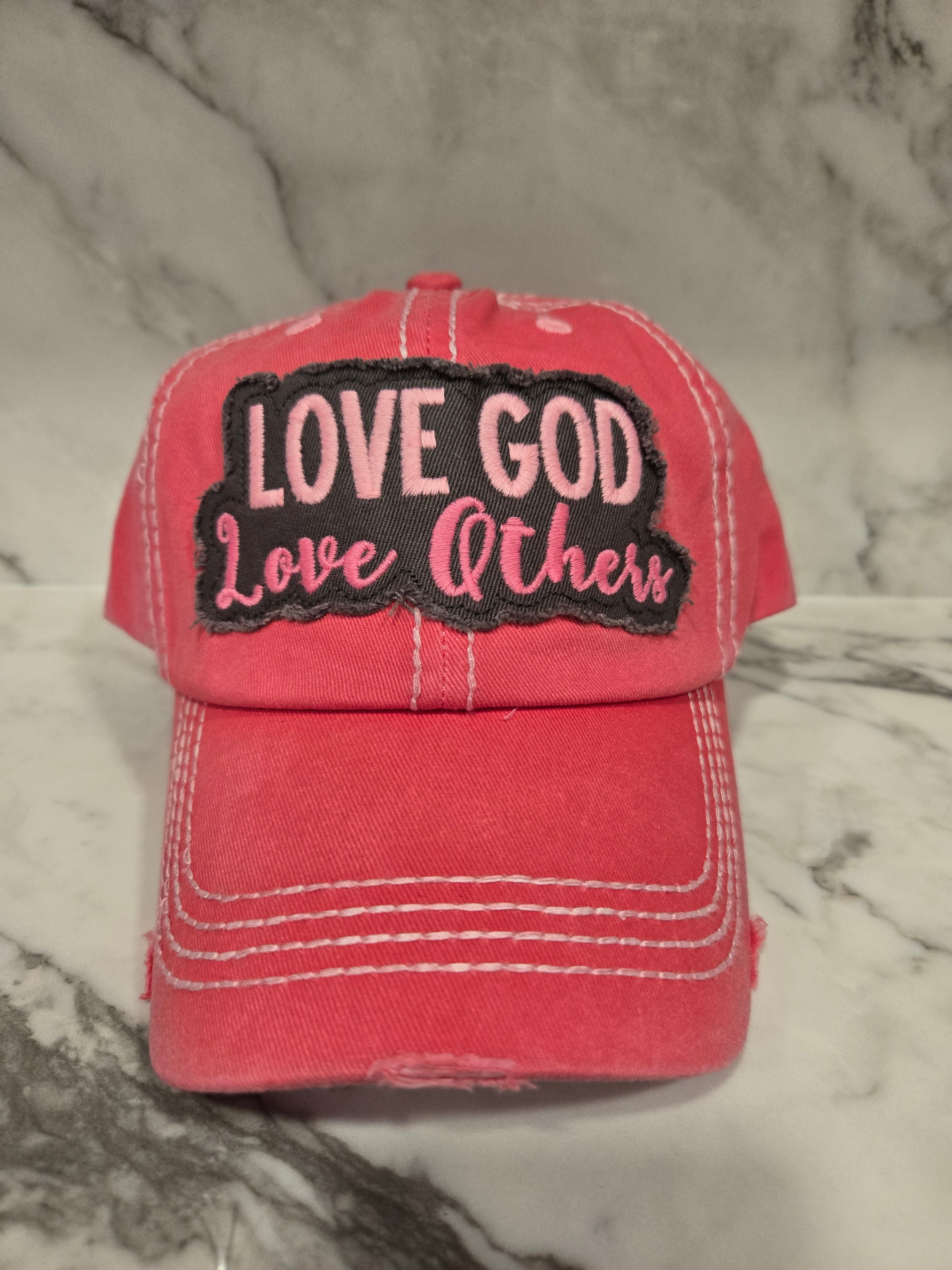 Love God Love Others Vintage Hat