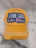 Love God Love Others Vintage Hat