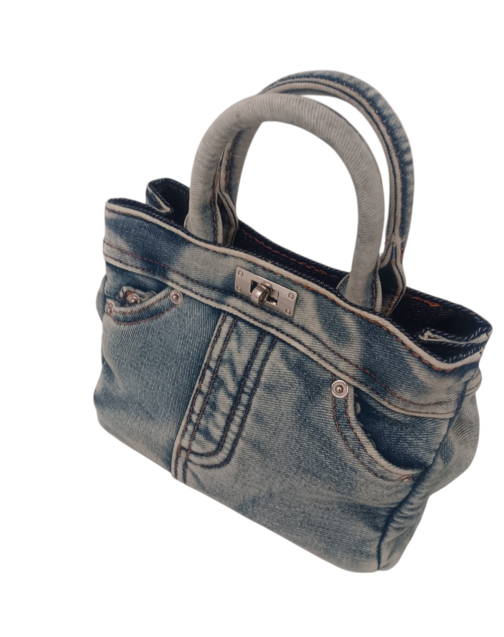Denim Crossbody Bag