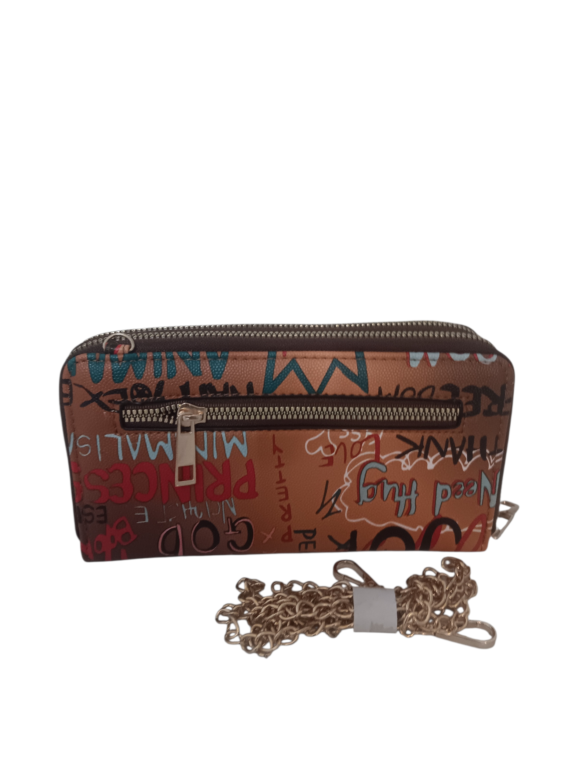 Graffiti wallet cell phone purse
