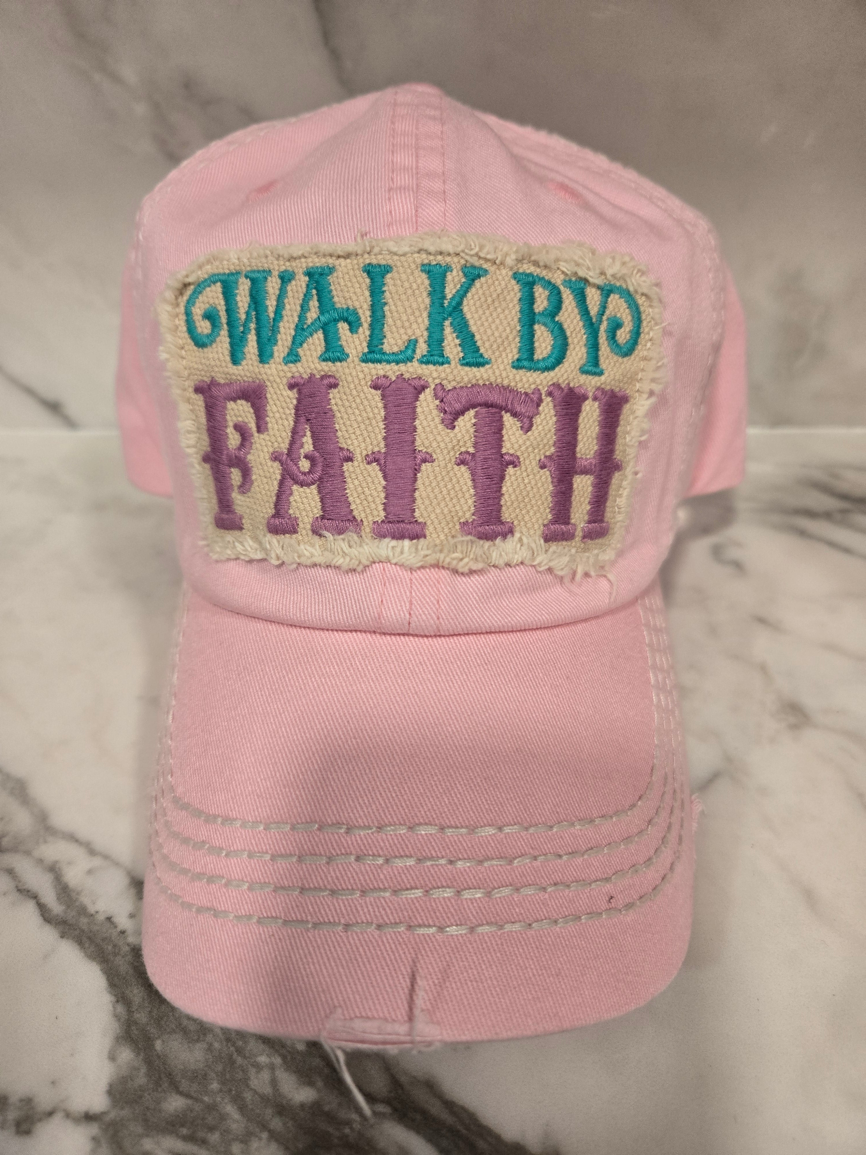 Walk By Faith Vintage Ball cap