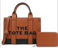 Tote Bag with wallet Brown