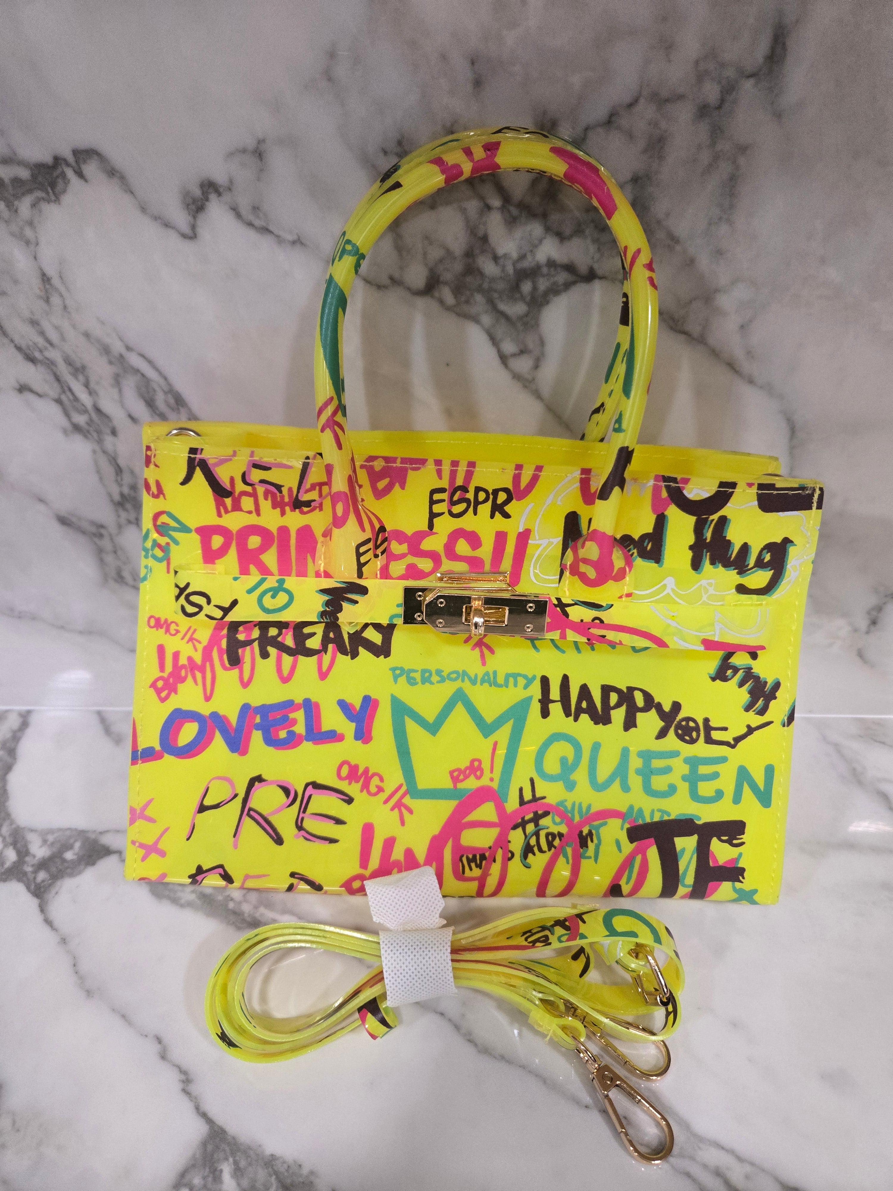 Graffiti Bag with shoulder Strap