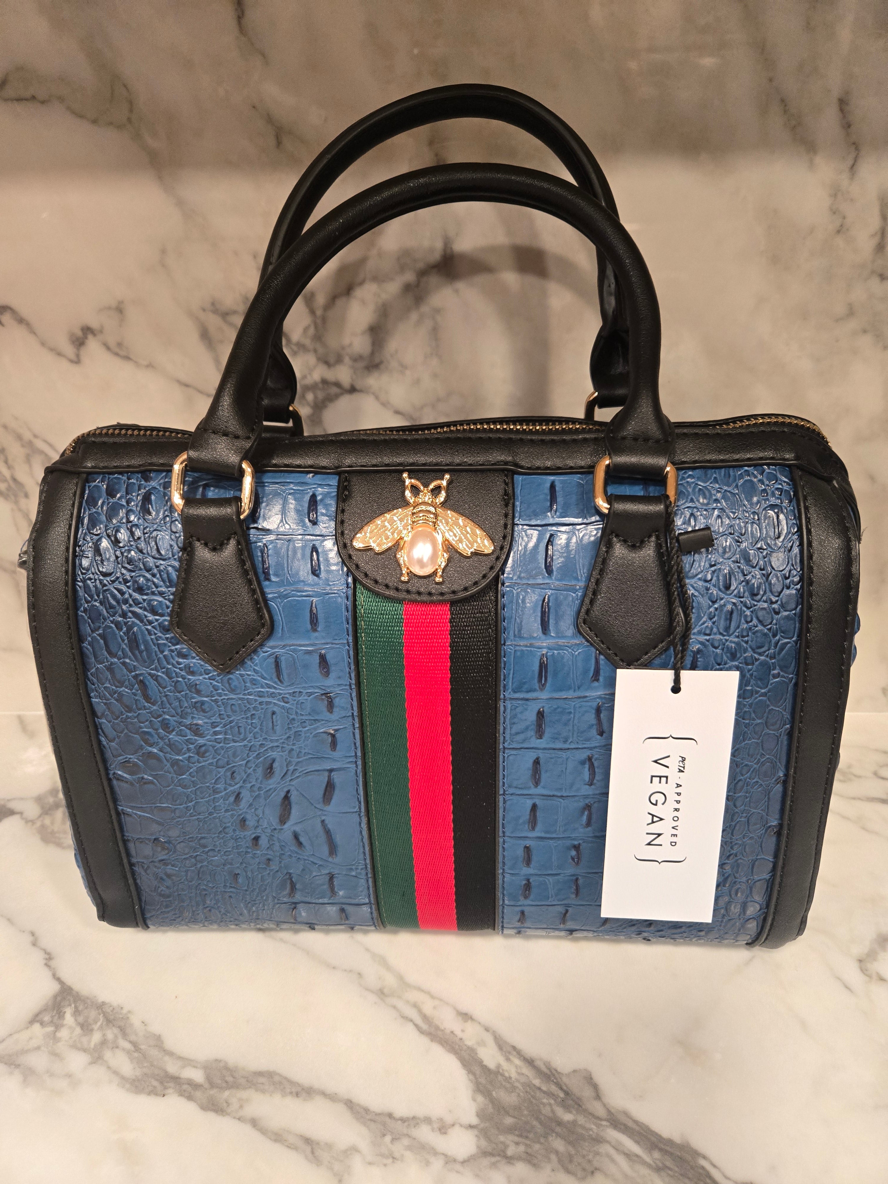 Fashion crocodile Satchel Bag comes with shoulder Strap