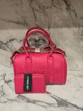 Duffel  pink set come with wallet
