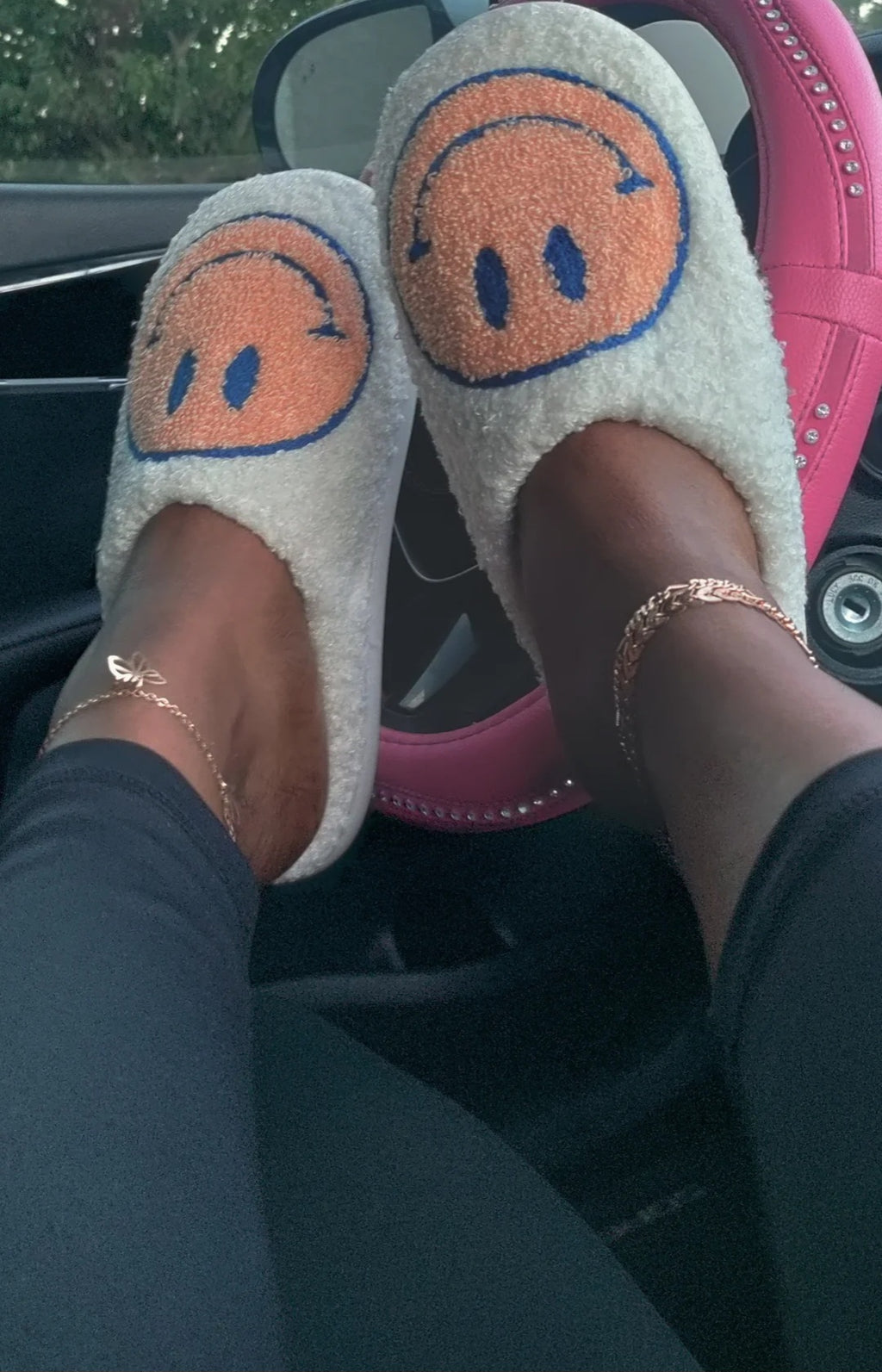 Smiley Face slippers