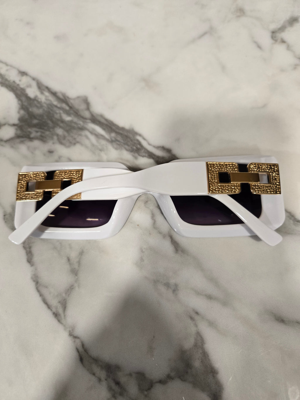Square Wide Frame Chunky Sunglasses