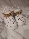 White Winter Fur Crocs