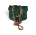 Fur mini Crossbody Bag comes with shoulder Strap