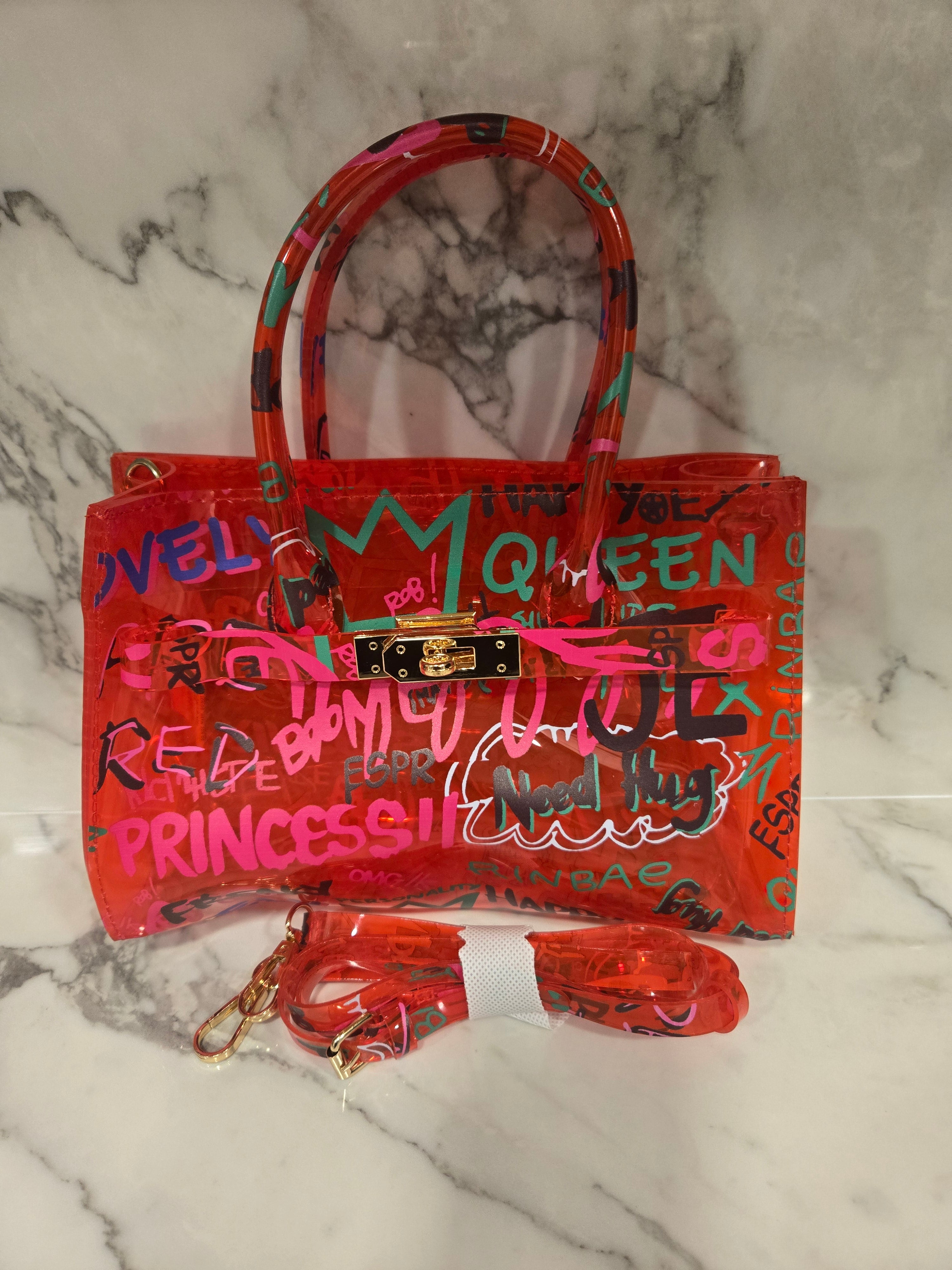 Graffiti Bag with shoulder Strap