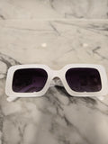 Square Wide Frame Chunky Sunglasses