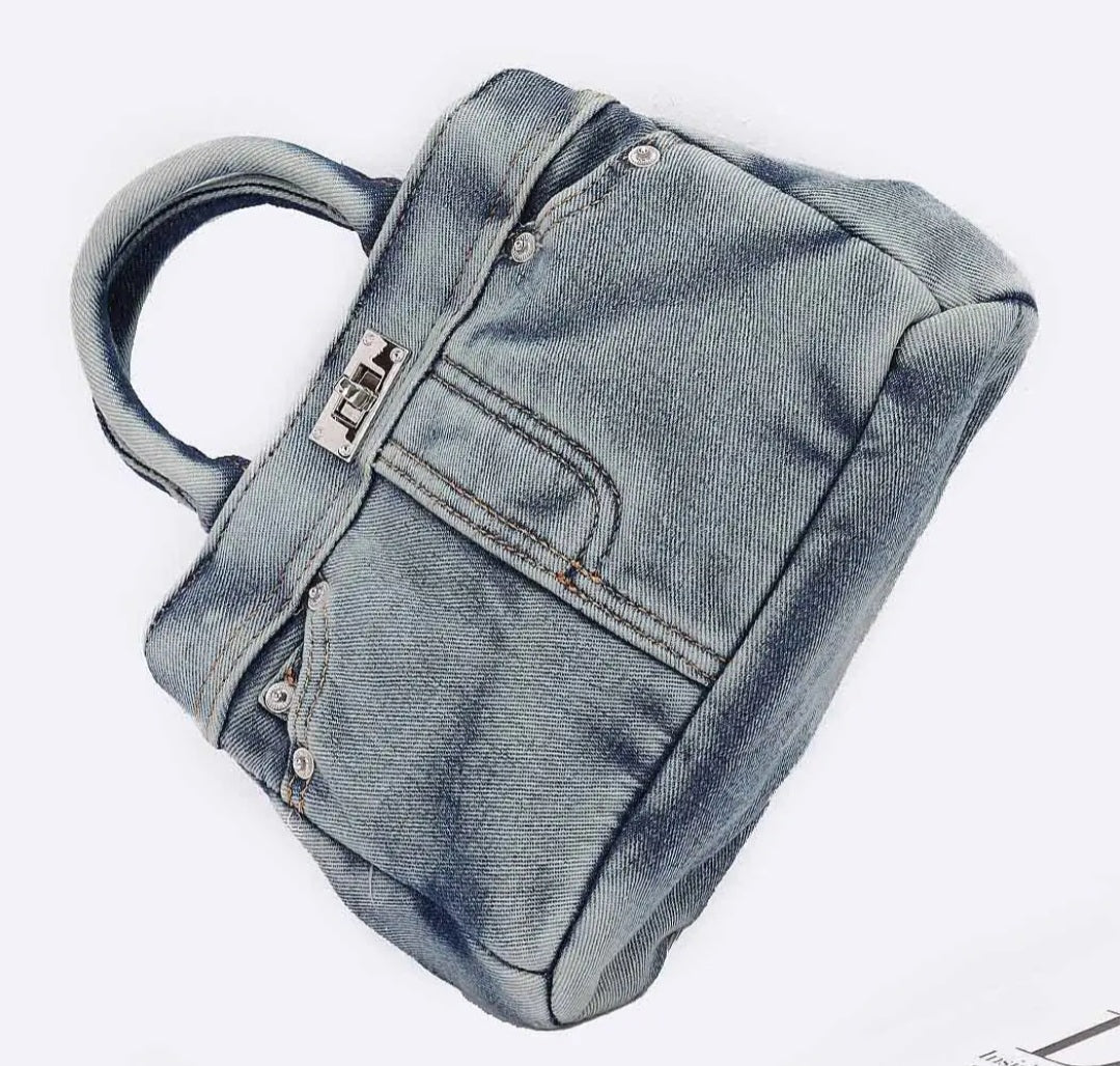 Denim Crossbody Bag