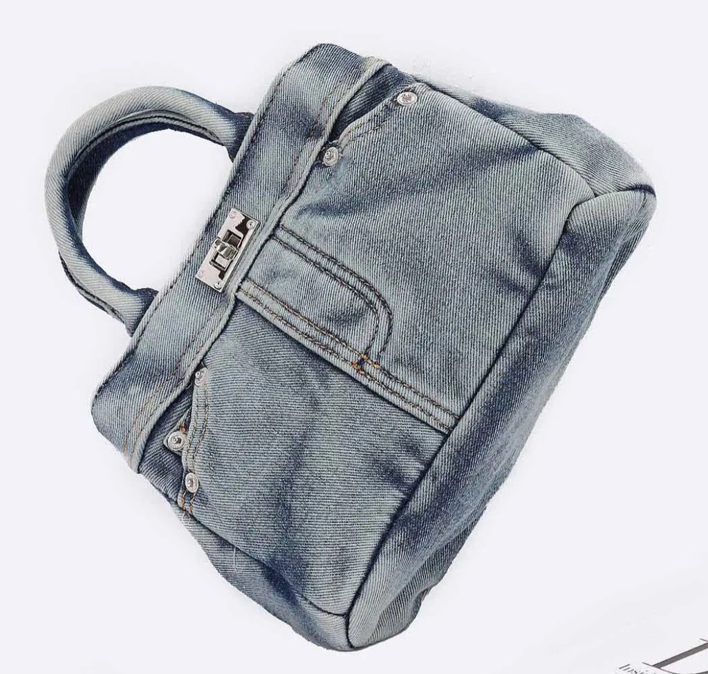 Denim Crossbody Bag