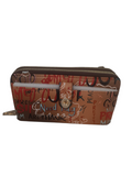 Graffiti wallet cell phone purse