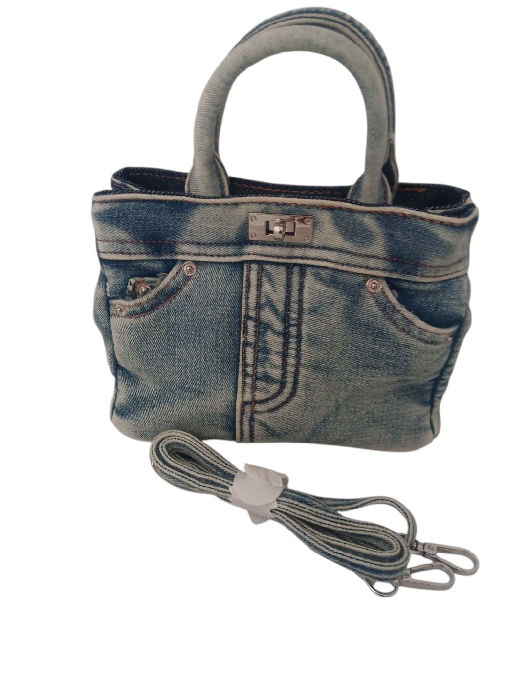 Denim Crossbody Bag