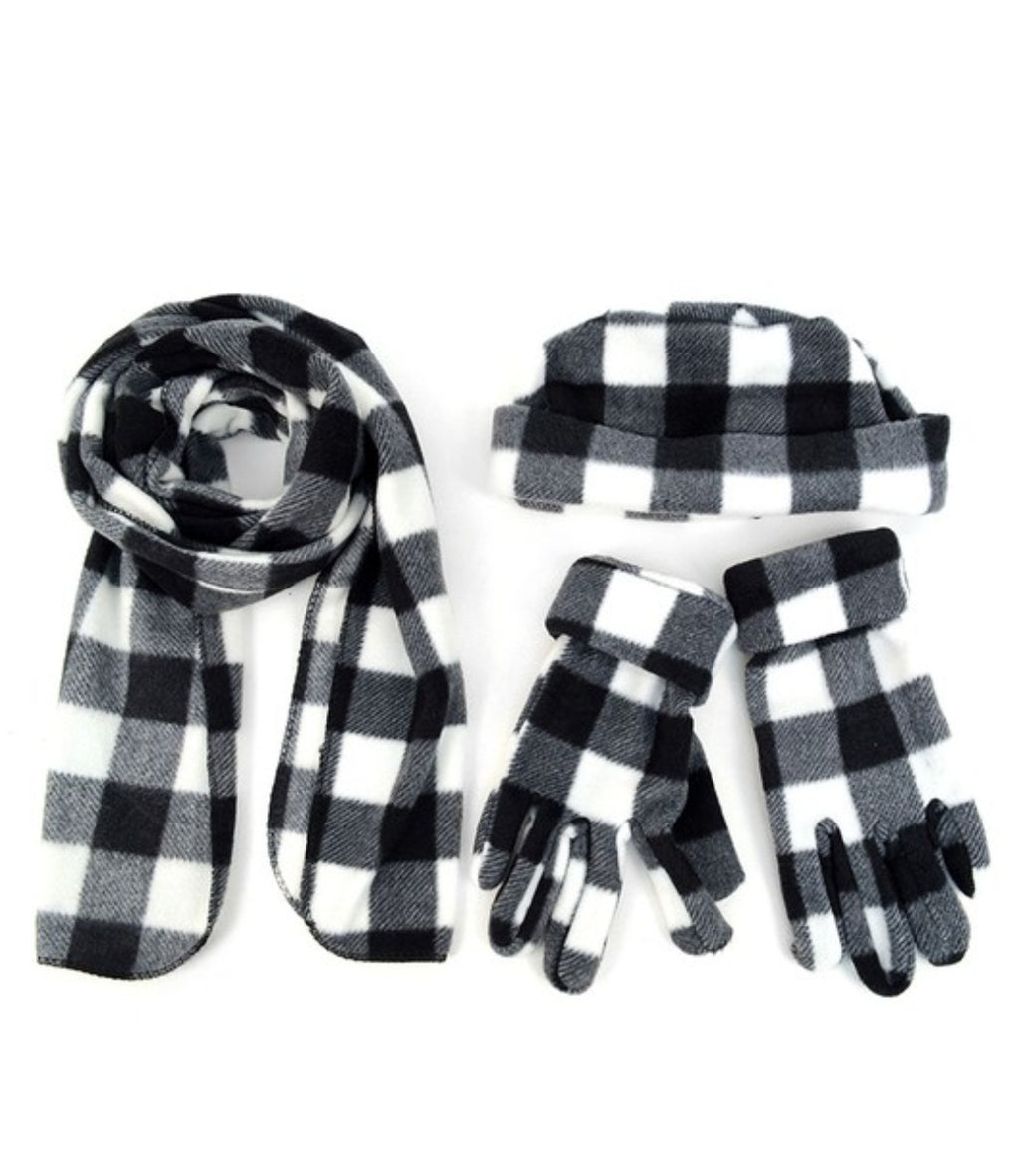 Winter Scarf set Gloves, hat. Women