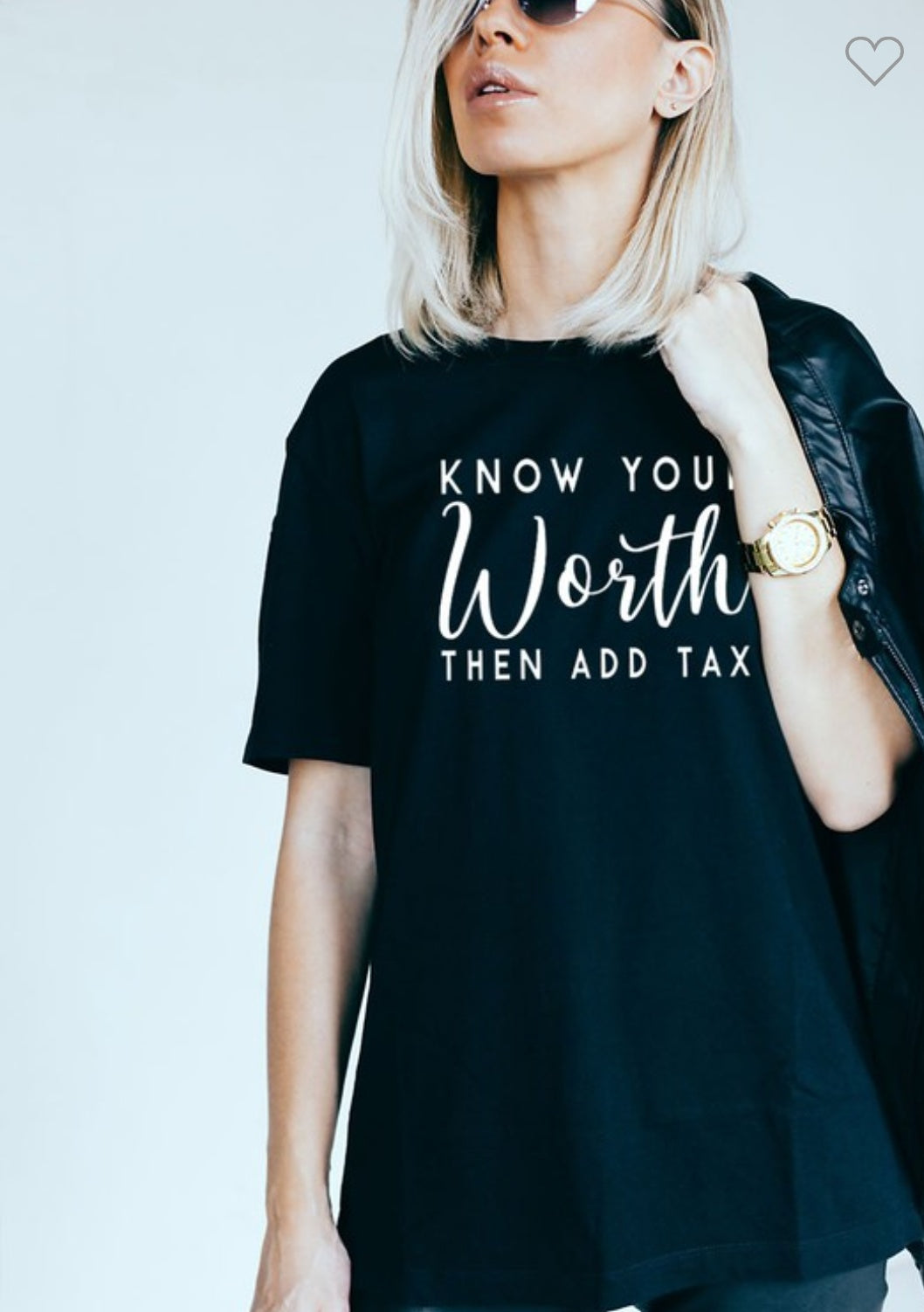 Know your worth T-shirts