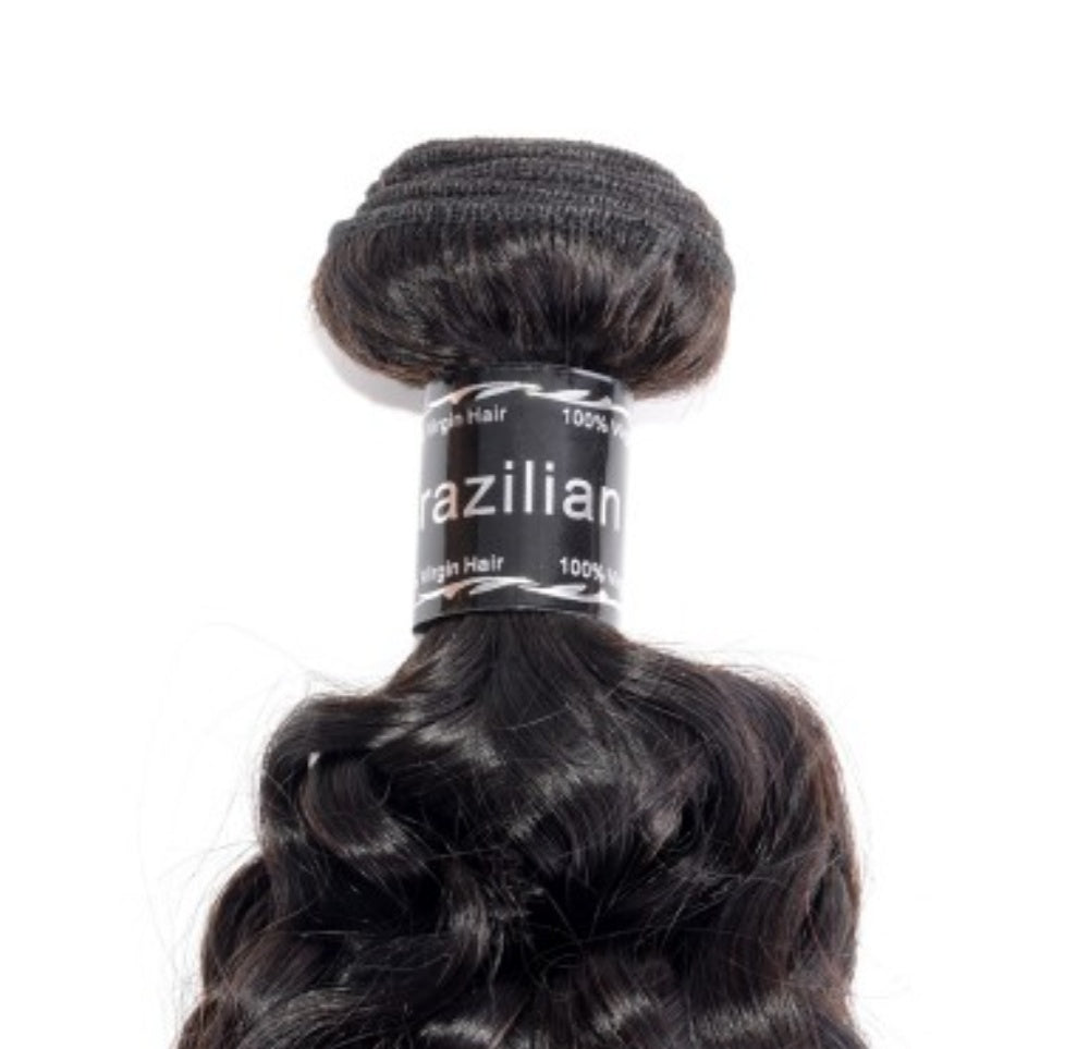 Hair 10-30 inch Italy curly virgin Brazilian Bundles #1b black