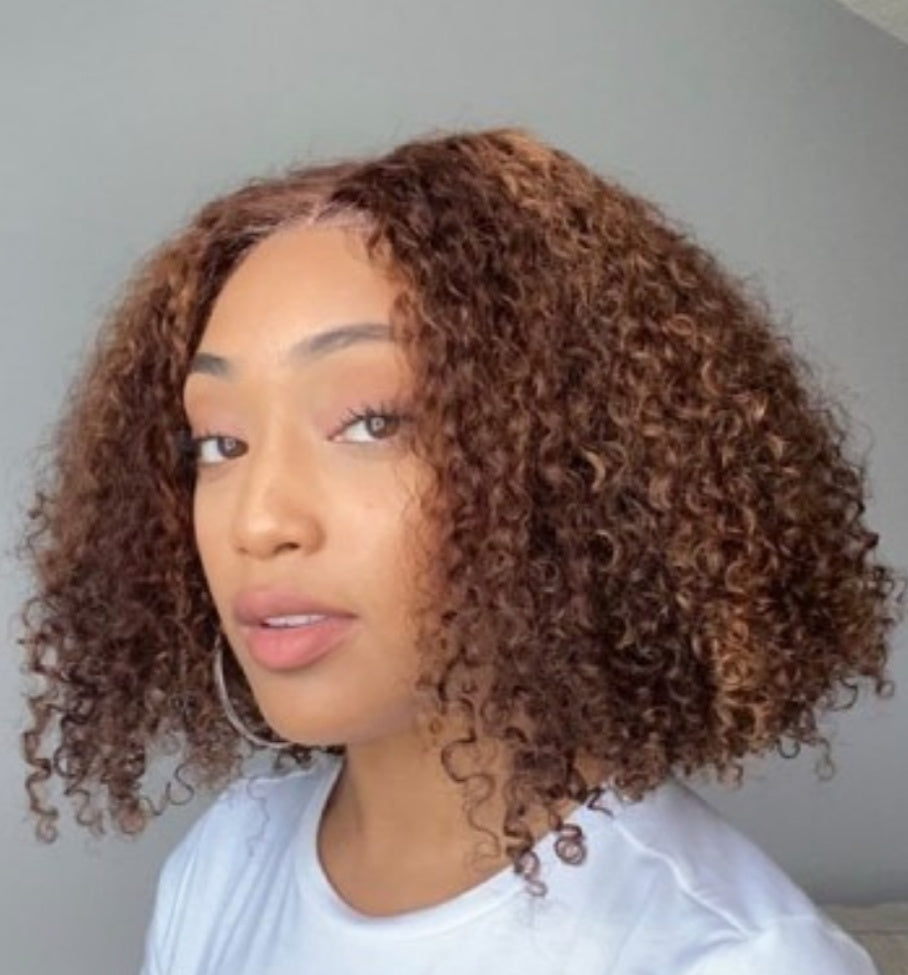 Lace wig water wave