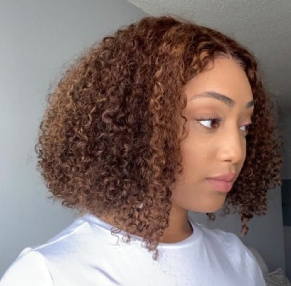 Lace wig water wave