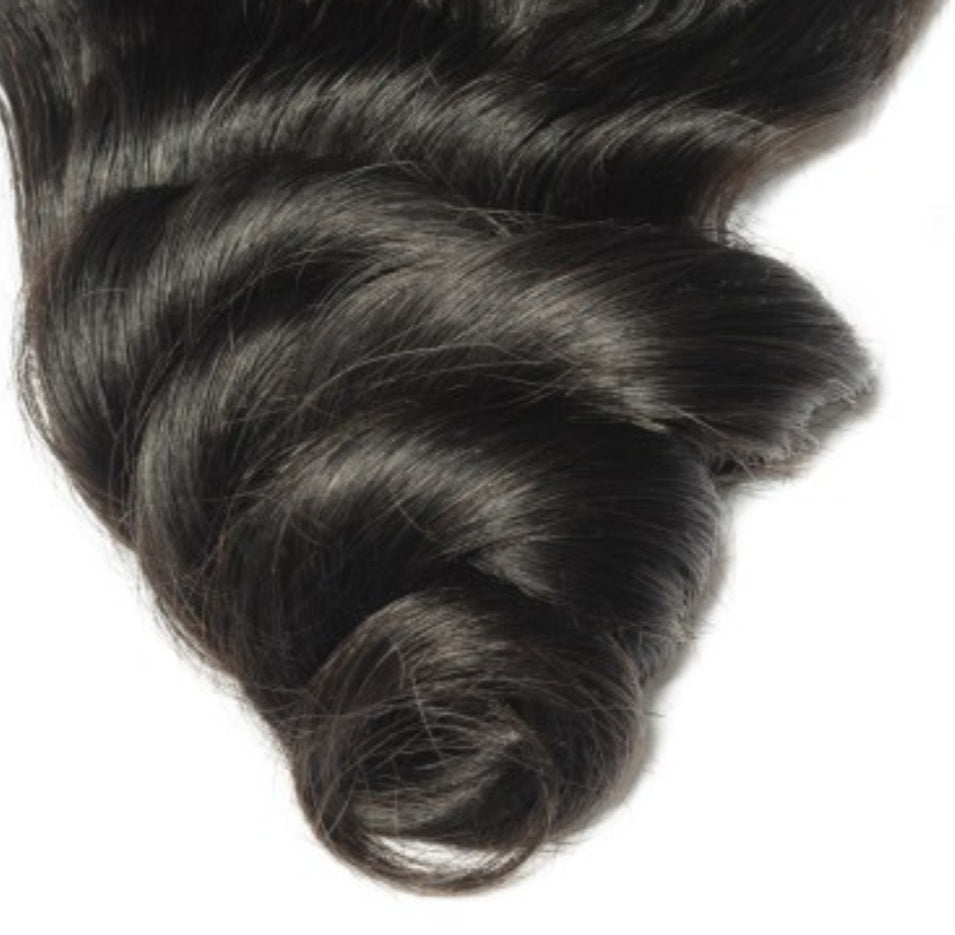 4"x4" Loose Wavy Free Parted Lace Closure