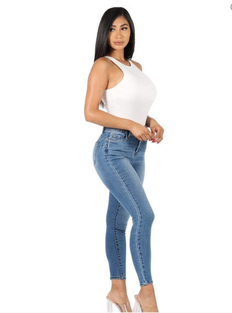 Women's skinny denim lovely jeans