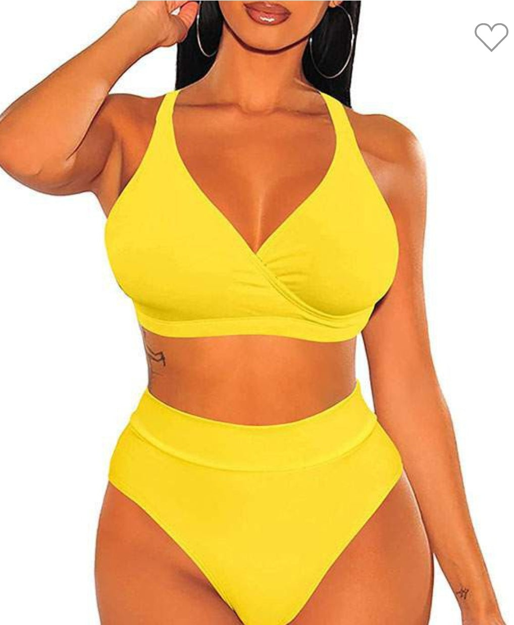 Two piece swimwear beach bathing suit
