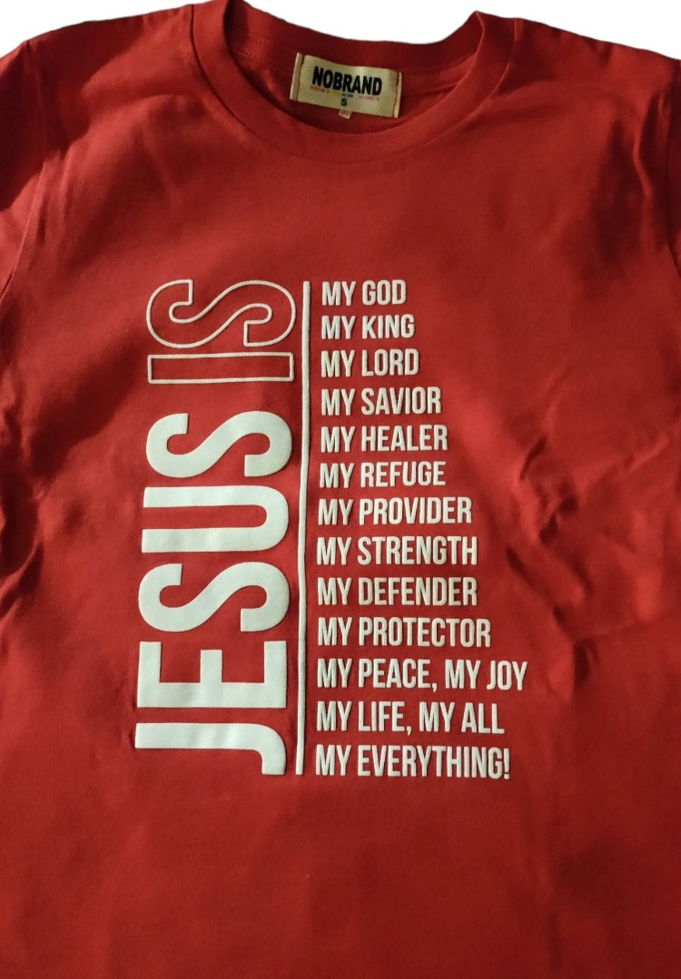 Kids t- shirt jesus is my king